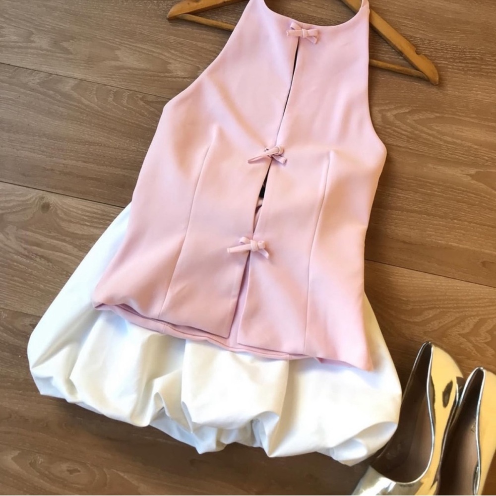 Size XL | Zara | Bow Detail Halter Top